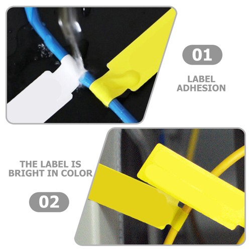 20 Sheets Adhesive Cable Labels Computer Cable Labels Self-Adhesive Cord Tags - 第 8/12 張圖片