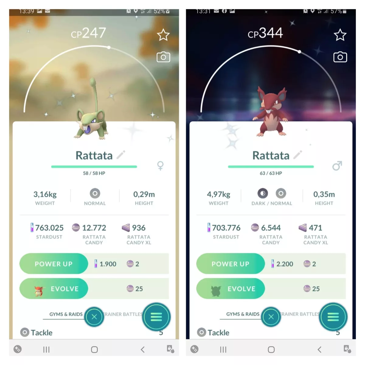 Can Rattata be shiny in Pokemon GO?