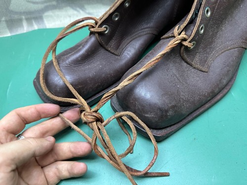Original Swedish/German Army Marching Ski Boots WW2 Pattern - Size EU49 UK 13 - Picture 2 of 12