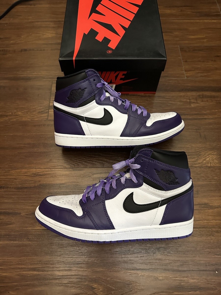 Nike Air Jordan 1 Retro High OG Court Purple White 2.0 Nike Air Jordan 1 Retro High OG Court Purple White 2.0