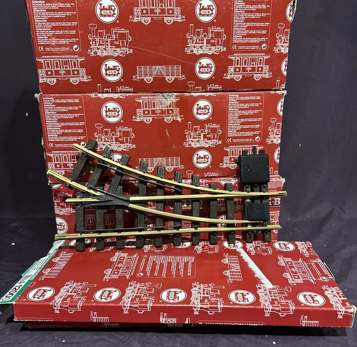 LehmannGrossBahn The Big Train Tracks And Track Diverters Lot eBay