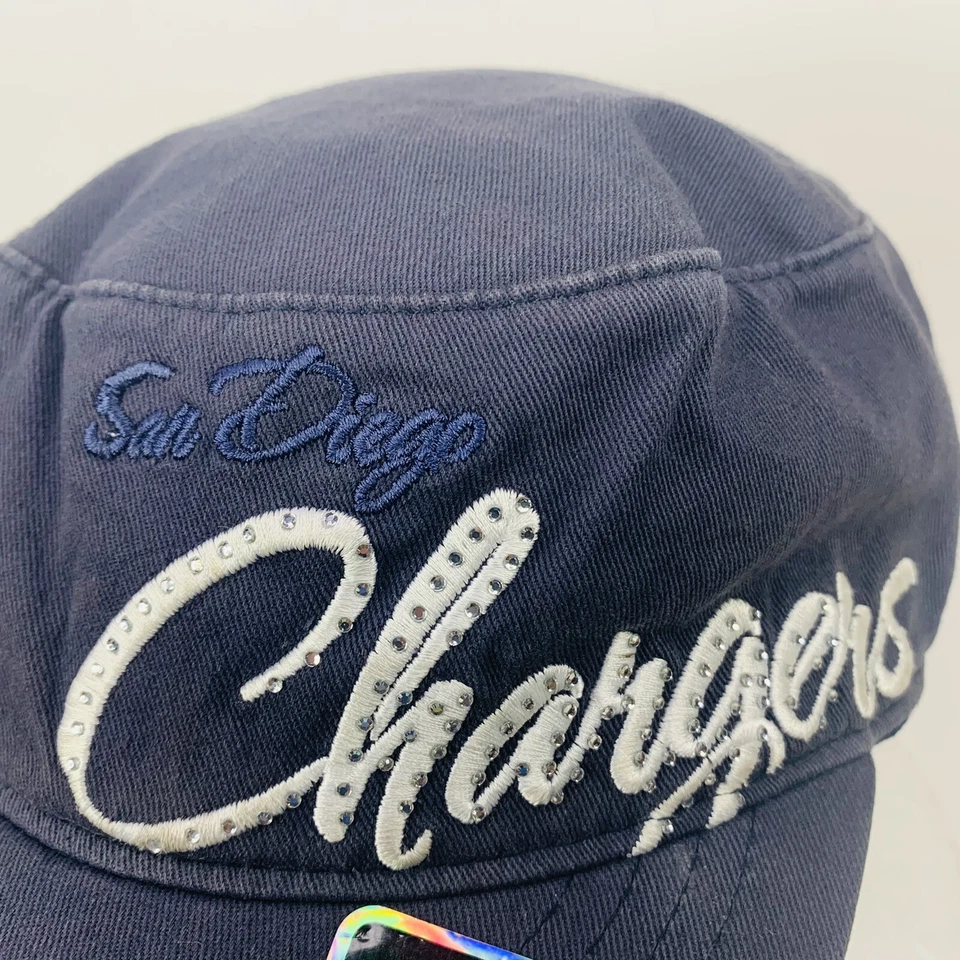 San Diego зарядные устройства со стразами акцент один размер эластичный крой женщин армия крышка шляпа - Изображение 3 из 4