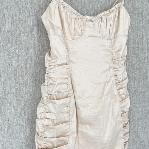 Princess Polly Dress Womens US 4 Pink Mini Ruched Pleated Cami Party - Picture 3 of 10