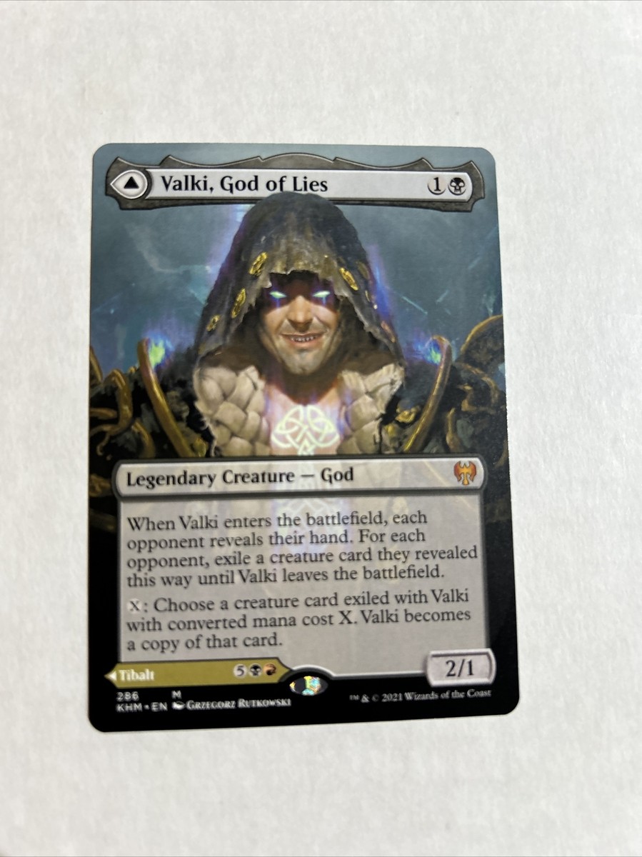 Valki God of Lies // Tibalt Cosmic Impostor 1x FOIL KHM MTG Kaldheim Mythic MINT black Valki God of Lies // Tibalt Cosmic Impostor 1x FOIL KHM MTG Kaldheim Mythic MINT black