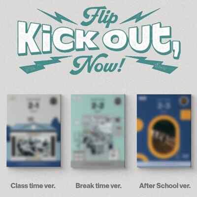 KICK FLIP KICK OUT, FLIP NOW! 2nd Mini Album CD+Foto Buch+2 Karte+etc+POB