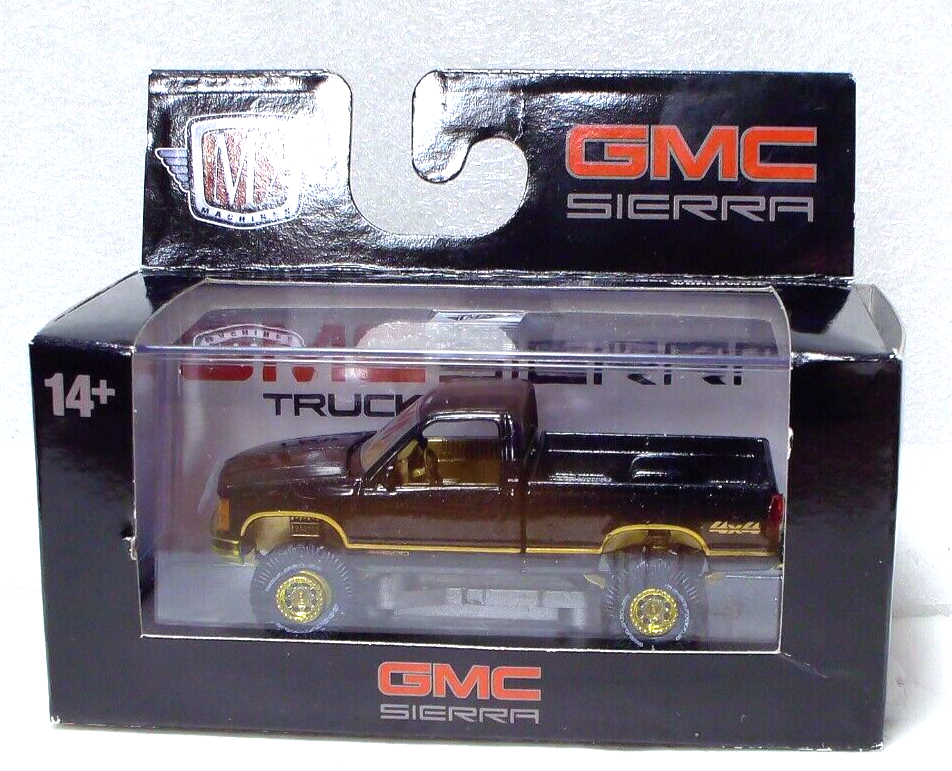 M2 Machines Gold Chase 1998 GMC Sierra 1500 4X4 1:64 Diecast