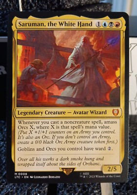 saruman mtg cards MTG Commander Deck EDH Deck Saruman, the White Hand 100 Magic Cards –  Moonveil Games main image 1