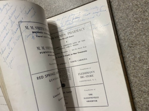 1945 Yearbook Flora Macdonald College Presbyterian White Heather North Carolina - Picture 12 of 12