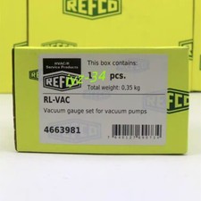1pc Refco Rl-vac 4663981 Vacuum Pressure Gauge