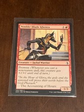 Magic the Gathering Amonkhet Nimble-Blade Khenra