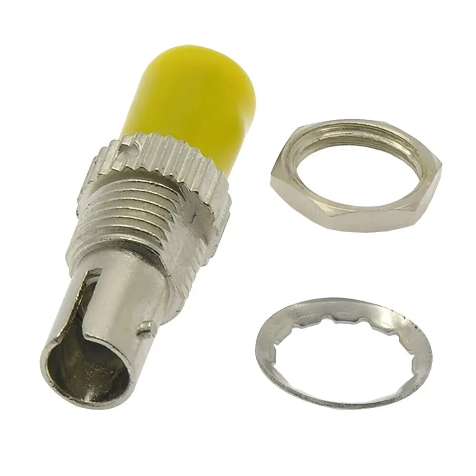 Pack of 50 ST/UPC Simplex Mode Fiber Optic Optical Coupler Adapter Connector - Image 2 of 3