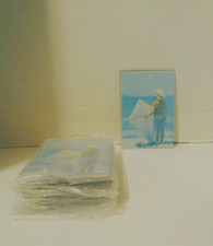 Set Of 9 NEW Clear Acrylic Plastic Magnetic Picture Frames 3.5" x 5"