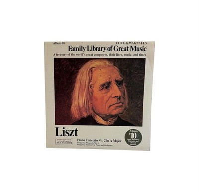 Liszt Funk & Wagnalls Family Library of Great Music LP: Album 10 RCA
