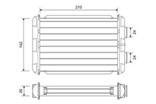VALEO WÄRMETAUSCHER HEIZUNGSKÜHLER passend für ALFA ROMEO 159 BRERA SPIDER |