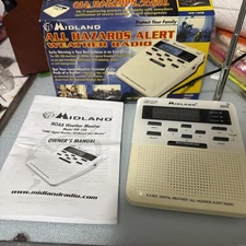 Midland WR-100B All Hazard Weather Radio Emergency Alert NOAA