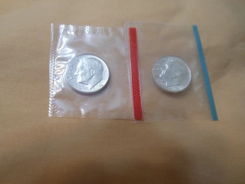 1964 Roosevelt Dimes D&P BU Mint Condition 90% Silver Super Nice Coins 0 S&H!