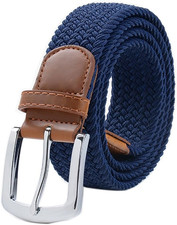 Stretch Belt, Elastic Belts Braided Fabric Belt Colorful Woven Belts