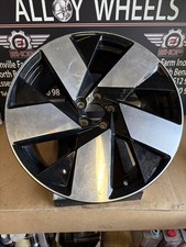 1 X VOLVO C40 XC40 DIAMOND CUT 20" ALLOY WHEEL BLACK 9.0J 32143630 1X WELD REAR