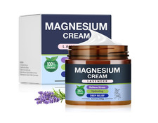 Natural Topical Magnesium Cream for Sleep,Nighttime Magnesium Lotion for Pain an