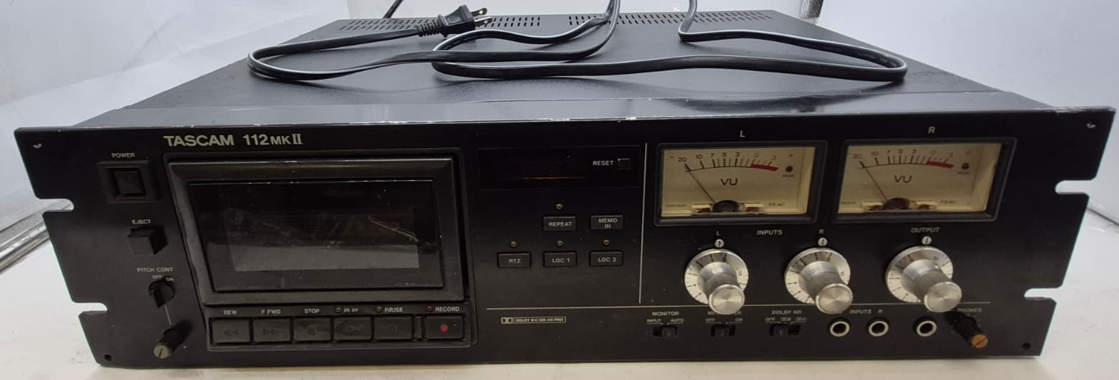 TASCAM 112MK II Professional Cassette Deck