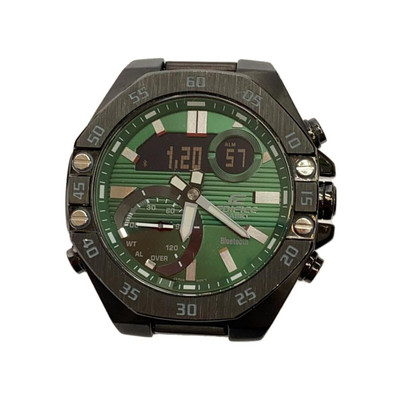 CASIO ECB-10 Case Size 4.5 ×4.5cm Wrist Size 14cm Used Watch #21114