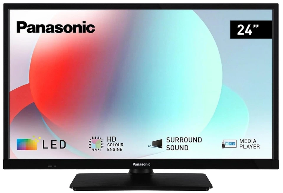 Panasonic HD Ready LED TV TS-24N30AEY 24" USB Media Player Black