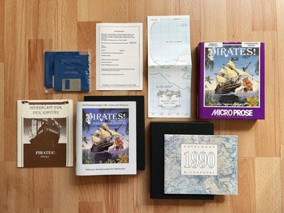 Sid Meier's Pirates! (1990) für Commodore Amiga komplett in OVP/ CIB