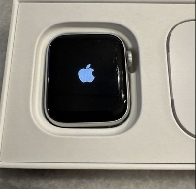 Apple Watch SE (Gen 1) 40mm Silver Case (GPS + Cellular), Abyss Blue Sport Band