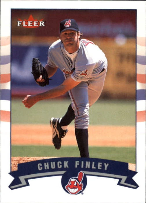 Chuck Finley trading card
