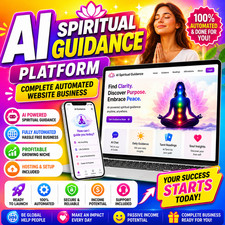 AI Spiritual Guidance Platform | Complete Automated Website Business