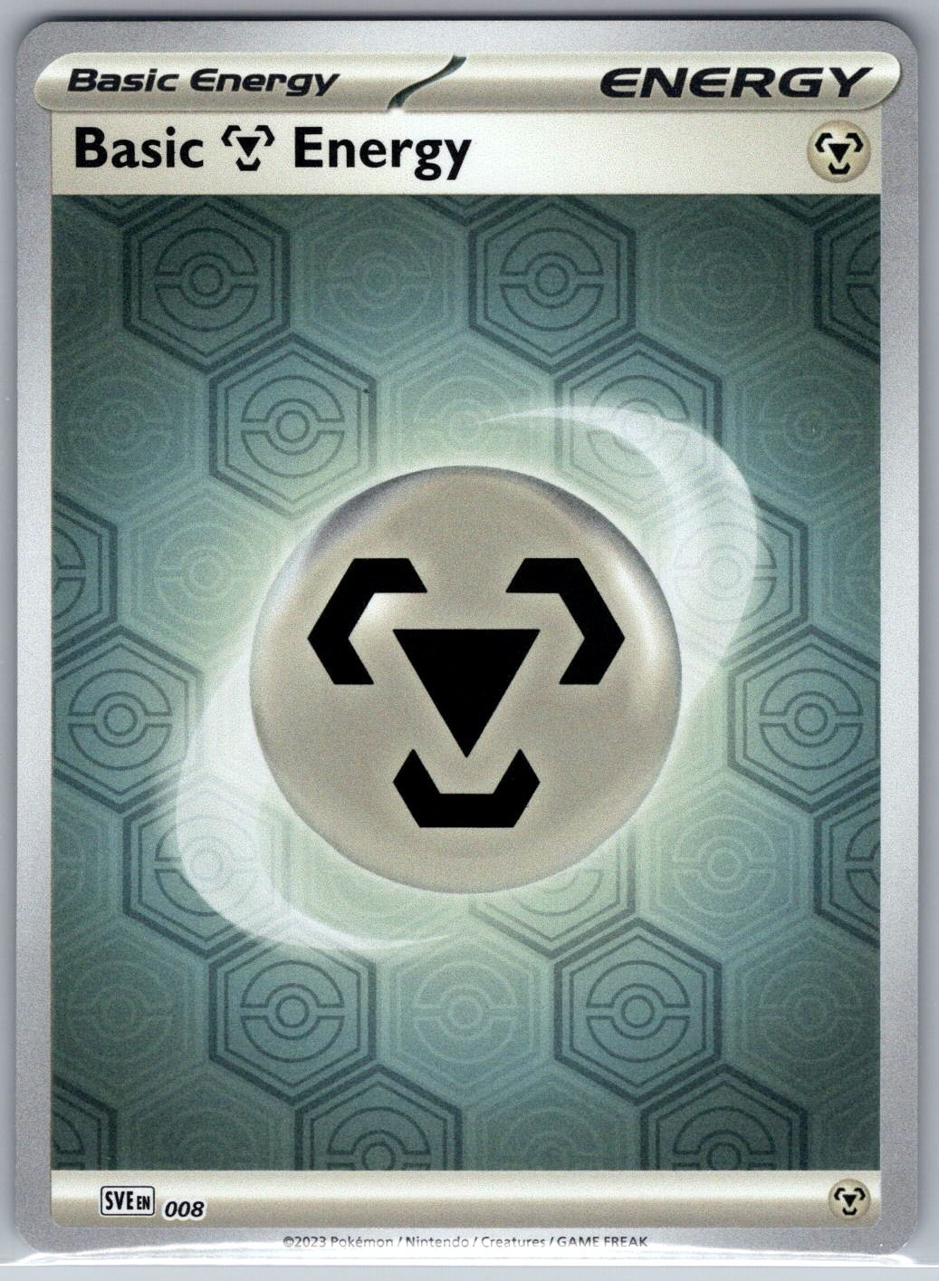 Basic Metal Energy (Reverse Holo) 008 Common Shrouded Fable Pokemon B-09