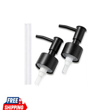 2-Pack Soap  Lotion Dispenser Replacement Pumps for 28/400 Bottles, Black