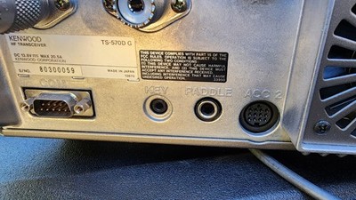 Kenwood TS-570D G HF Amateur Radio Transceiver W/ Mic, Speaker