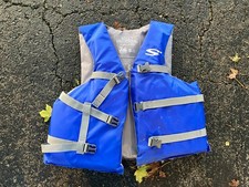 Stearns Adult Oversize USCG Approved Type III PFD Life Jacket Blue/Grey