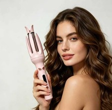 Automatic Rotating Curling Iron, Anti-Tangle Hair Curler, Tourmaline Ceramic
