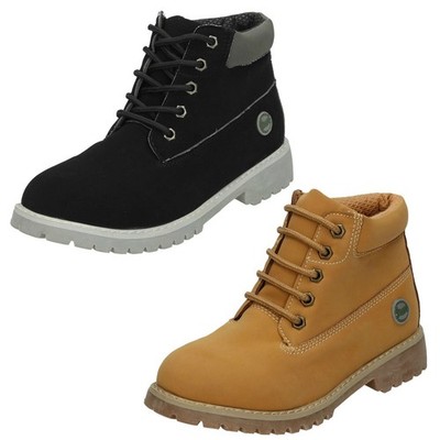 Unisex Childrens Spot On Casual Ankle Boots