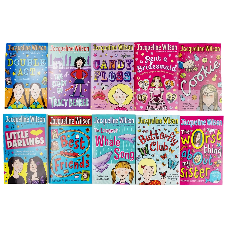 Jacqueline Wilson 10 Books Collection Set - Ages 8-12 - Paperback - Image 2 of 4