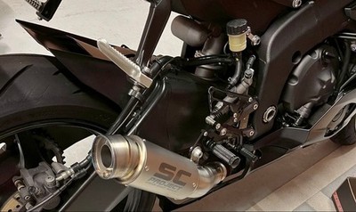SC Project GP70-R Slip-On Exhaust Yamaha YZF-R6 GP70R Titanium