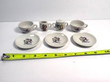 Vintage Disney Alice In Wonderland Toy China Tea Set Replacement Pieces Japan