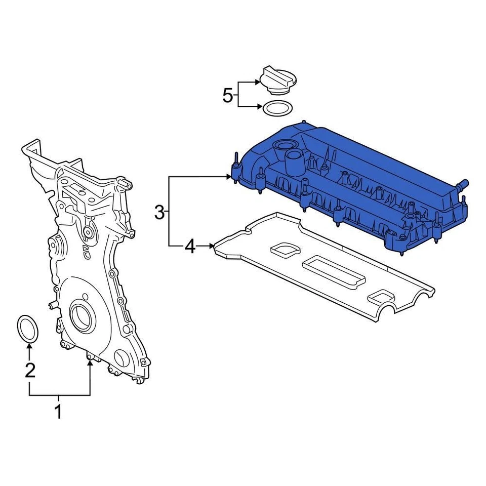 For Ford Fusion 2013-2020 Ford CV6Z6582E Engine Valve Cover Foto 4 de 4