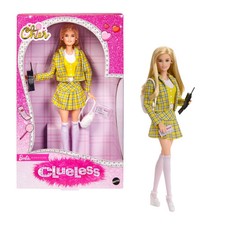 Barbie Signature Clueless Cher Doll Yellow Plaid Suit MINT Ship any country