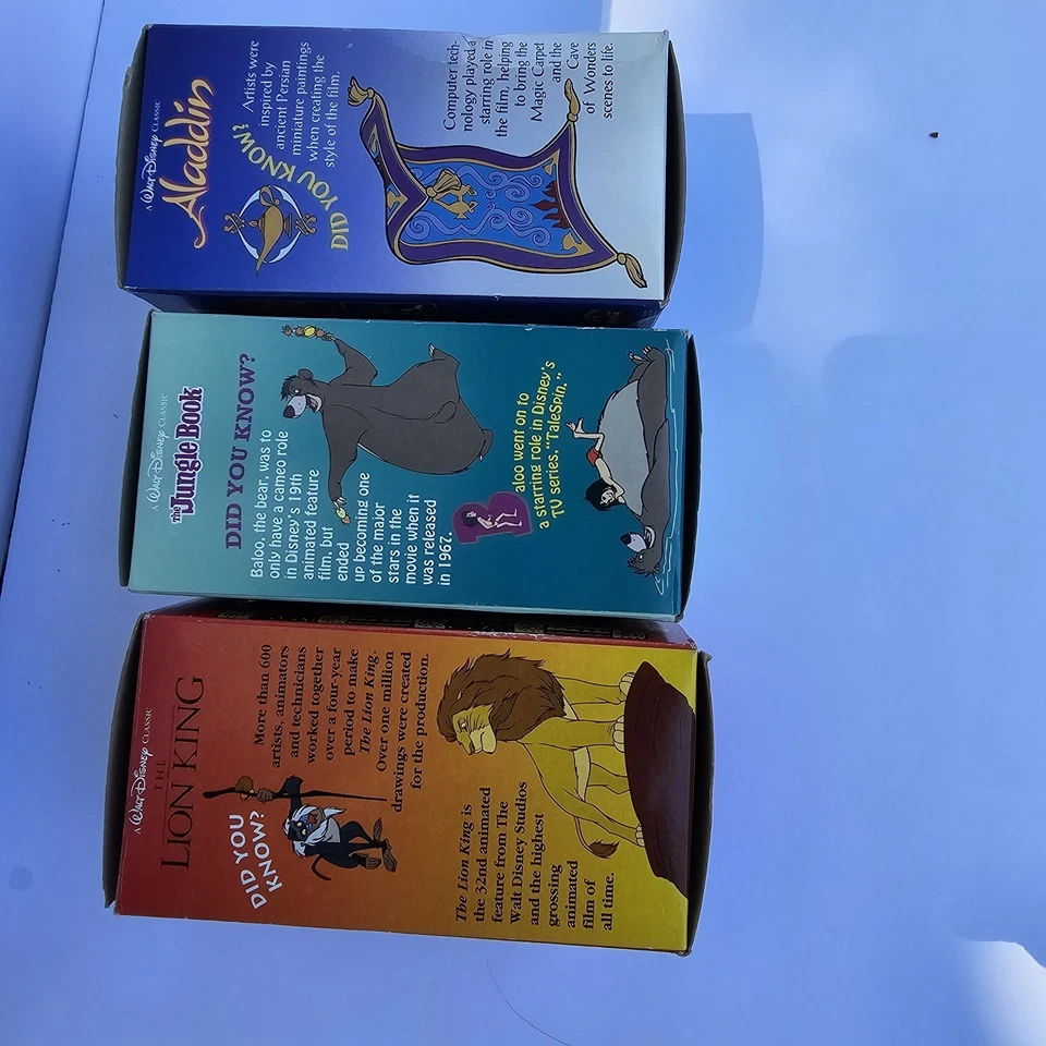 Lot of 3 Vtg Burger King Disney Collector Series Plastic Cups w/ Boxes 1994 5.5" - Image 2 of 4