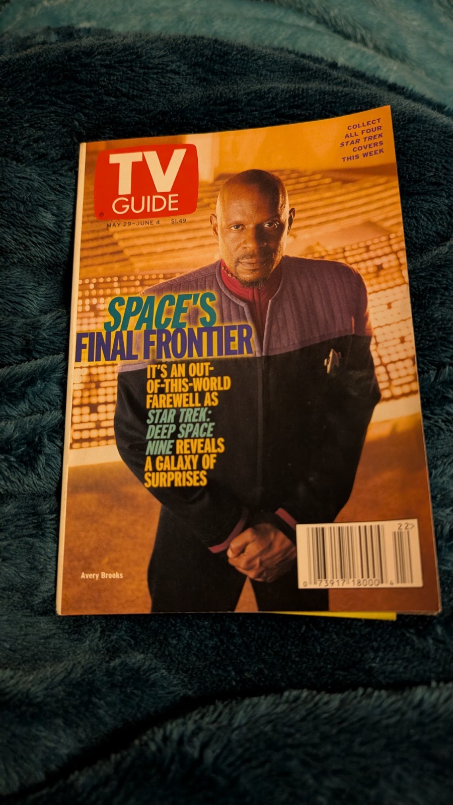 PAIR 1990s TV GUIDE STAR TREK: DEEP SPACE NINE COLLECTOR'S COVERS MAGAZINES