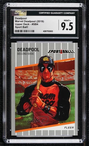 2019 Marvel Deadpool Sport Ball! 1989 Fleer Bill Ripken #SB4 CGC 9.5 Mint+ 1c6