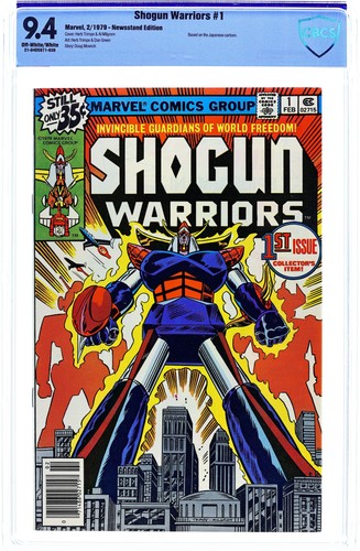 Shogun Warriors #1 CBCS 9.4 Newsstand 1979 21-04D5971-036
