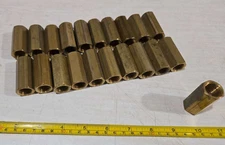 Brass in-line check valves 3/8"FPT (lot of 21)