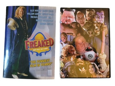 Freaked (DVD, 1993) Anchor Bay w/Slipcover Alex Winter Randy Quaid RARE OOP