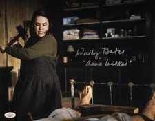Kathy Bates Signed 11x14 Misery Annie Wilkes "Annie Wilkes" slege smash JSA