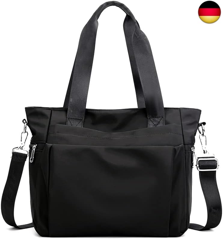 YANAIER Damen Handtaschen Schultertasche Wasserdicht Nylon Casual