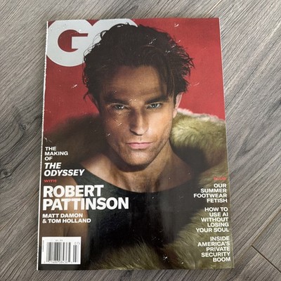 GQ MAGAZINE SUMMER 2026 ODYSSEY ROBERT PATTINSON TOM HOLLAND MATT DAMON SECURITY